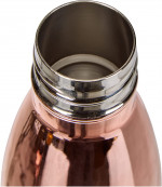 Bouteille isotherme Inox Rose à double paroi, 350 ml, Gourde en acier inoxydable - Garde Froid 8h ou Chaud 12h - Sans BPA
