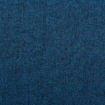 Chaise TYKA bleu navy, tissu et pieds en métal noir