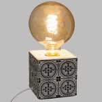Lampe socle céramique Caro H 11 cm