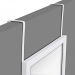 Miroir de porte noir, blanc ou argent 34 x 94 cm