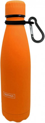 Porte-Clés Mousqueton en silicone noir compatible avec bouteilles isothermes Nerthus de 350 et 500 ml