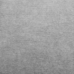 Pouf en Velours côtelé gris - Coffre de rangement pliable