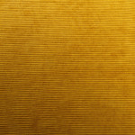 Pouf en Velours côtelé jaune - Coffre de rangement pliable