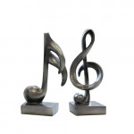 Sculpture Musique anthracite