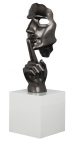 Statue visage gris perle shut secreto