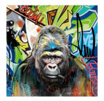 Tableau Gorille GRAFFITI, 100 x 100 cm
