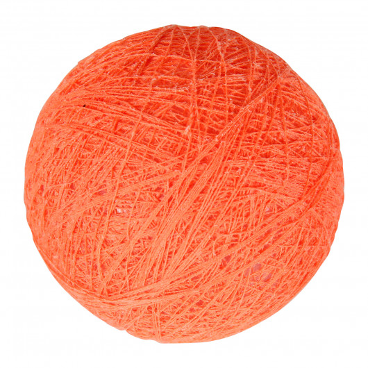 Boule tissu orange