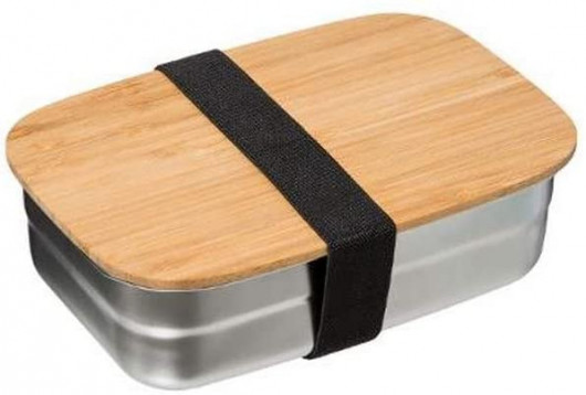 Lunch Box inox + bambou 0,85L