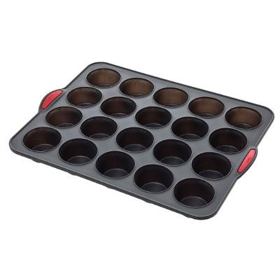 Moule silicone Maxi « Silitop », Rigide, 20 Muffins