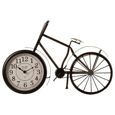 Pendule à poser représentant un Vélo. 57 cm