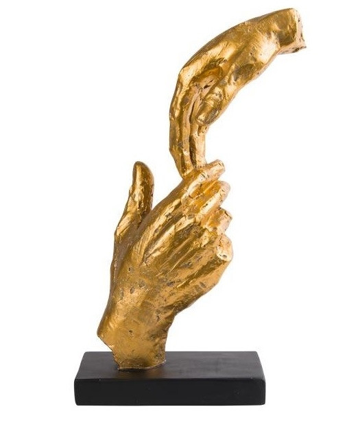 Sculpture Mains dorées