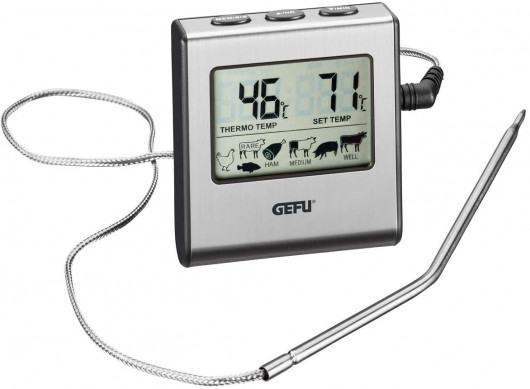 Thermomètre numérique à four avec minuteur 