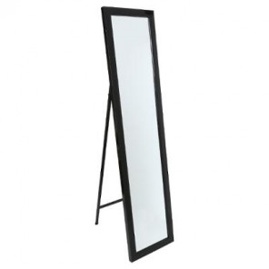 Miroir sur pied noir 37x157 cm