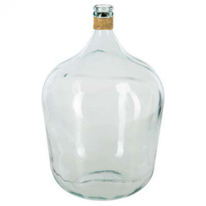 Vase Dame Jeanne, verre, transparent, H56 cm