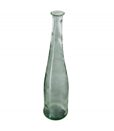 Vase Bouteille en Verre recyclé Vert Kaki H 80 cm