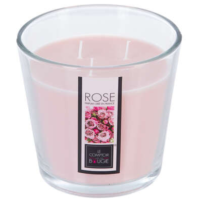 Bougie 500 g parfumée Rose