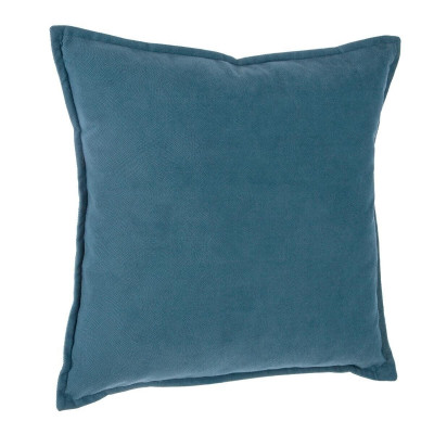 Coussin Lilou, déhoussable, bleu 55x55 cm