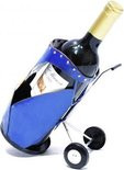 Porte-bouteille vin décoratif – Caddy de Golf - Sculpture en métal - Idée cadeau