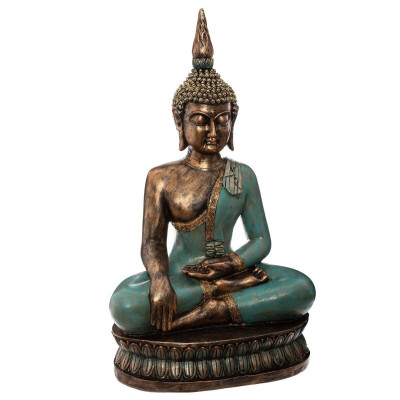 Statue Bouddha assis, résine H73 cm