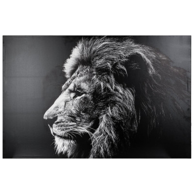 Toile imprimée "Lion" 78x118 cm
