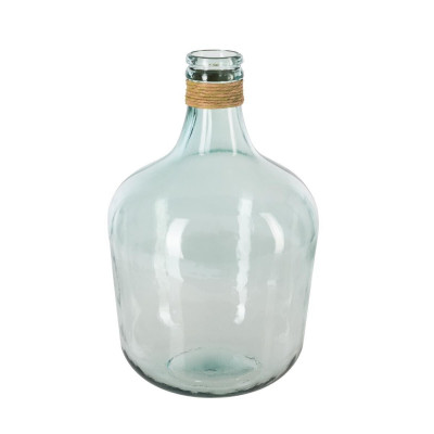 Vase Dame Jeanne, verre, transparent, H43 cm