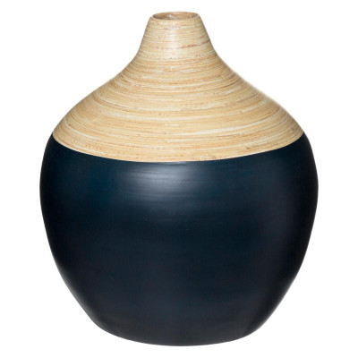 Vase "Hôtel", bambou, H30 cm